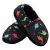 MIXIN Little Kids Boys Indoor House Slip-on Slippers Soft Warm Memory Foam Black 2 3 US view 1