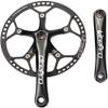 CYSKY Single Speed Crankset MTB Crankset 53T 170mm Crank Arm 130 BCD Mountain Bike Crankset IXF Crankset for Single Speed Bike, Road Bicycle, Fixed Gear, Fixie, Dahon (Square Taper, Black) view 1