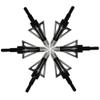 JIANZD Compound Bow Release 3/4Finger 360 Rotatable Aluminum Alloy Archery Trigger Synapse Hammer Throw Release Assistant (Black) view 3