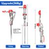 Automatic Spring Fishing Rod Holder 4 Pack, Stainless Steel Folding Rod Stand Ground Support Brackets Have Two Springs, Sensitivity is Adjustable and Works on Bull Sized Bluegill and UP view 2