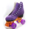 breaking Dawn Roller Skates, Double Row Four Wheels, Adult Purple Suede Skates, Purple and Pink Wheels, Outdoor, Street, Square, Gifts, Indoor, Men's and Women's Roller Skates 6.5 Pink view 4