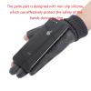 FUFU Gloves Thick Warm Fingerless Gloves Unisex Winter Stretchy Knit Half Finger Gloves (Color : Gray) view 2