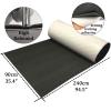 Boat Flooring EVA Foam Deck Sheet Non Slip Marine Boat Deck Carpet Self Adhesive Comfort Floor Mats for Motorboat RV Yacht Kayak Golf Cart Indoor 94.5x35 view 2