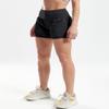 CADMUS 2 in 1 Women's Workout Shorts Athletic Gym Running Shorts for Women Phone Pockets,Black, Medium view 4