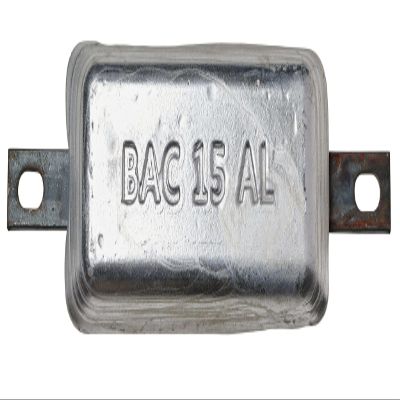 AnodeFactory By Corrosion Group Since 1989 Anode for Hull, Rudder pr timtab (Aluminum, 3.3lb)