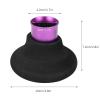 Alomejor Fishing Rod Cushion, EVA Metal Construction for Comfort and Durability, Fishing Belt Holder, Built-in Rubber Loop for Rod Stability, Portable view 2