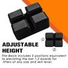 Bench Press Block Press Blocks Boards, Adjustable 2-5 Bench Board, Home Gym Workout Fitness Accessories for Increase Your Bench Press (Small) view 3