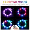 Led Lights Basketball Hoop,Remote Control Basketball Rim LED Light,Super Led light with 16 Colors , Waterproof,Super Bright to Play at Night Outdoors ,Good Gift for Kids Training and playing at night view 2