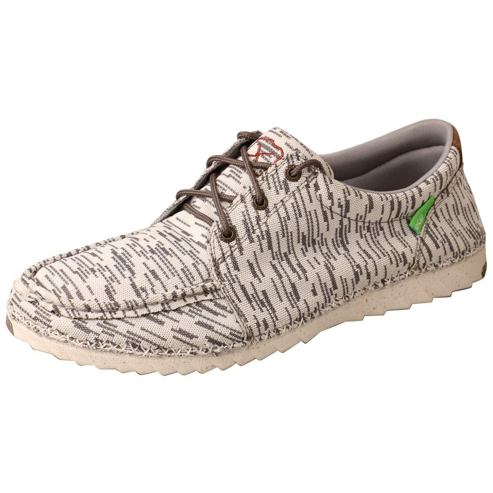 Twisted X Men's Zero-X, Moc Toe with Zero-X, White & Grey, 13 W