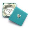 Basic Spirit "I Love You Just The Way You Are." Pewter Trinket Dish Ring Bowl Wedding Gift Box view 2