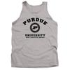 Purdue University Official Circle Logo Unisex Adult Tank Top, Athletic Heather, Small view 1