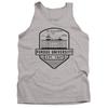 Purdue University Official Badge Unisex Adult Tank Top, Athletic Heather, Large view 1