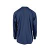 6 oz Cotton FR Henley Shirt - Navy - Size 3X view 2