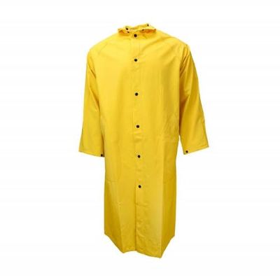 Economy Series 48" Rain Coat - Safety Yellow - Size S