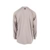 6 oz Cotton FR Henley Shirt - Gray - Size M view 2