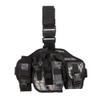 ACEXIER Tactical Drop Leg Holster with Magazine Pouch Military Tactical MOLLE Pistol Handgun Thigh Pistol Gun Holster Adjustable Right Handed Platform Panel TyphoonCamo