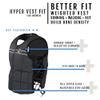 Hyperwear Hyper Vest FIT Weighted Vest for Women Walking & Bone Health  Adjustable 10 lb USA Steel Weights, Machine Washable  Osteoporosis Exercise, No Chest Weights  Small Size, Carbon Black view 4