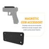 SnapSafe Magnetic Gun Mount 75912-Non-Scratch Rubber Coated Gun Magnet Mount for Pistols, Handguns, Revolvers, & Firearm Accessories - Magnetic Gun Holder Rated for 43 Pounds, Includes Mounting Screws view 2