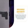 SnapSafe Magnetic Gun Mount 75912-Non-Scratch Rubber Coated Gun Magnet Mount for Pistols, Handguns, Revolvers, & Firearm Accessories - Magnetic Gun Holder Rated for 43 Pounds, Includes Mounting Screws view 4
