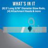 Jonard Tools RDG-30A 30 ft Glow Rod Kit+, 3/16" Diameter view 2