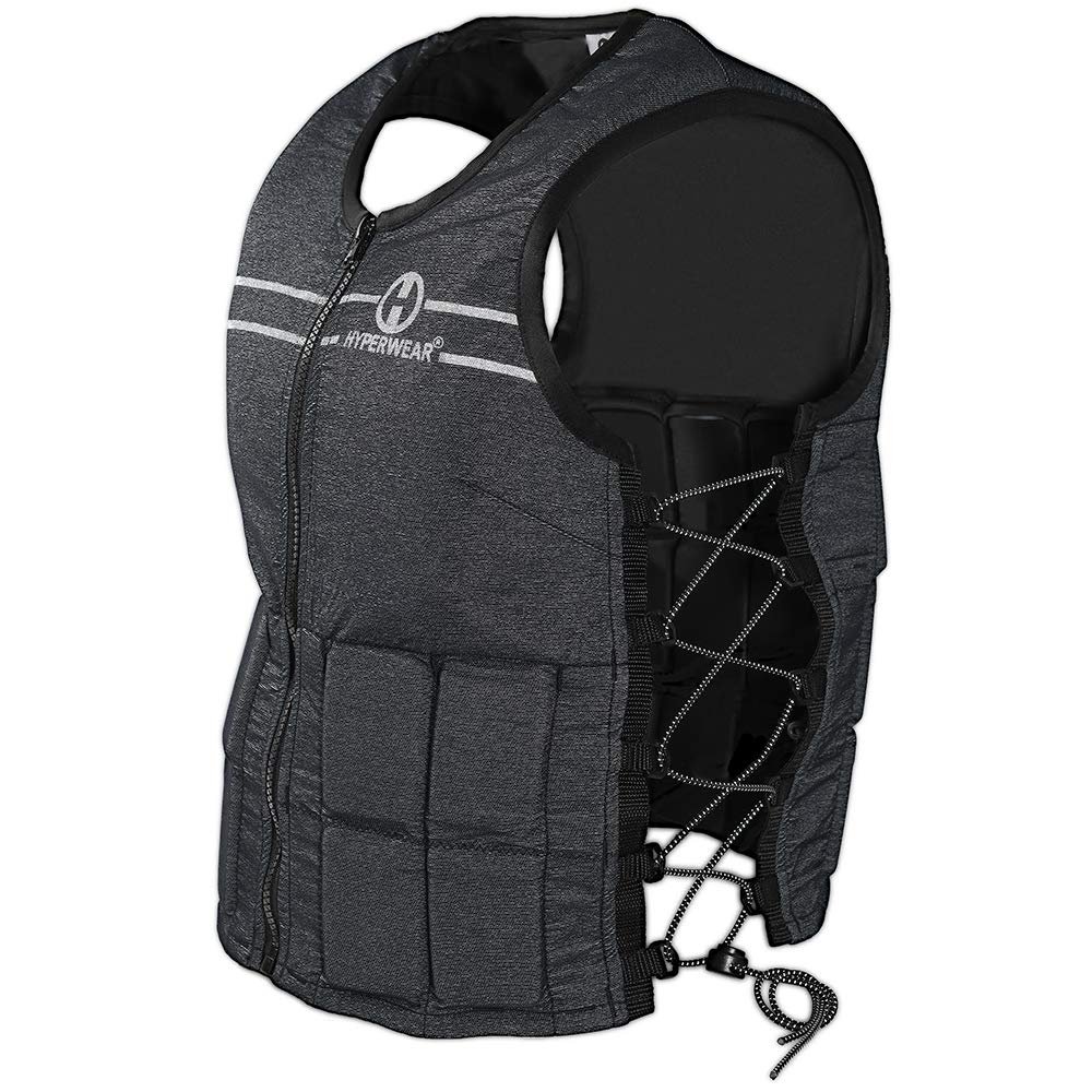 HYPERWEAR Hyper Vest FIT Weighted Vest for Women Medium  10 lb  Carbon Black