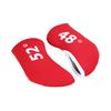 Golf Builder 6pcs/Set Soft Neoprene Golf Wedge Head Covers fit RH and LH 48,52,54,56,58,60 (Red) view 3