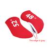 Golf Builder 6pcs/Set Soft Neoprene Golf Wedge Head Covers fit RH and LH 48,52,54,56,58,60 (Red) view 4