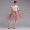 ELAWBTY Womens Knee Length Princess Petticoat Underskirt Tulle Tutu Skirt For Prom Party Dusty Pink S M L view 2