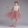 ELAWBTY Womens Knee Length Princess Petticoat Underskirt Tulle Tutu Skirt For Prom Party Dusty Pink S M L view 3