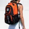 ONIX Pickleball Pro Team Durable Polyester Padded Paddle Compartment Easy to Carry Backpack  Orange/Black view 4