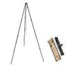 CAMPINGMOON Camping Campfire Tripod with Carrying Bag Portable Lightweight Aluminum 41.3-inch Height Stainless Steel Chain view 1