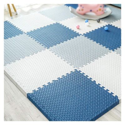 ALGFree Living Room Kids Playmat Interlocking Floor Foam Mat for Yoga Exercise Gym Gymnastic Children's Bed Room Soft Foam Tiles (Color : C, Size : 30x30x1.0cm-40pcs)