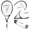 Teloon Tennis Rackets for Adults 2 pcs Recreational -27 inch Tennis Racquet for Men and Women College Students Beginner Tennis Racket. (Black-Pink) view 2