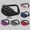LIUCM Fanny Pack with Zipper Pockets and Quick Release Buckle Waterproof Waist Bag Pack with Adjustable Strap for Travel Sports Running,Pink view 3