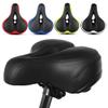 BARMI Shock Absorbing Reflective Soft Bicycle Saddle Seat Cushion Cycling Accessories,Perfect Bike Accessories Black Green view 2