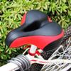 BARMI Shock Absorbing Reflective Soft Bicycle Saddle Seat Cushion Cycling Accessories,Perfect Bike Accessories Black Green view 4