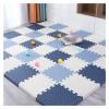 ALGFree Child Crawling Mat Anti-Fall Interlocking Foam Floor Mat Bedroom Splicing Home Mat Thicken Large Area Foam Puzzle Mat (Color : B, Size : 30x30x1.0cm-40pcs) view 1