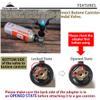 CAMPINGMOON Butane Gas Fuel Canister Adapter Stand Type Convertor for EN417 Lindal Valve Camping Gas Stove Lantern Z23-CB view 3