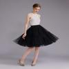 ELAWBTY Womens Knee Length Princess Petticoat Underskirt Tulle Tutu Skirt For Prom Party Black 5XL view 3