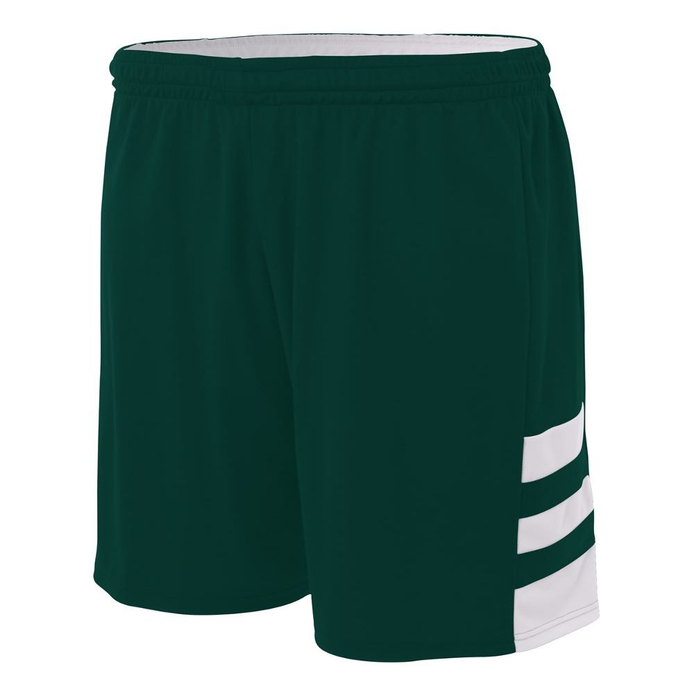 Reversible Forest/White & White/Forest Adult 3X 10 Uniform Jersey Shorts
