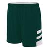 Reversible Forest/White & White/Forest Adult 3X 10 Uniform Jersey Shorts view 1