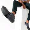 Feetures Merino 10 Max Cushion No Show Tab Ankle Socks - Wool Socks for Women & Men - Grey, L (1 Pair) view 2