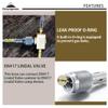 CAMPINGMOON 21.65-inch Multi-function Gas Hose for EN417 Lindal Valve Screw-on Type Canister and Device Z16 view 4