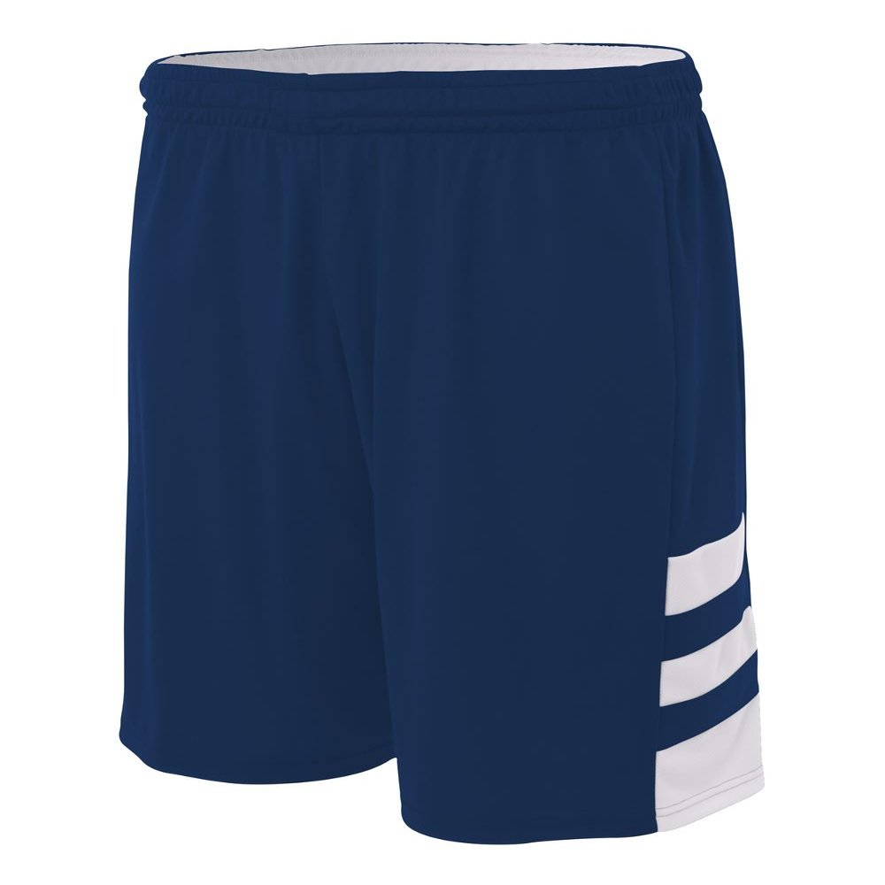 Reversible Navy/White & White/Navy Adult 2X 10 Uniform Jersey Shorts