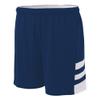 Reversible Navy/White & White/Navy Adult 2X 10 Uniform Jersey Shorts view 1