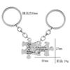 2 Pcs Best Friends Friendship BFF Keychain Set Puzzle Matching Heart Key Stainless Steel Pendant Relationship Long Distance for Women Teen Best Friends view 2