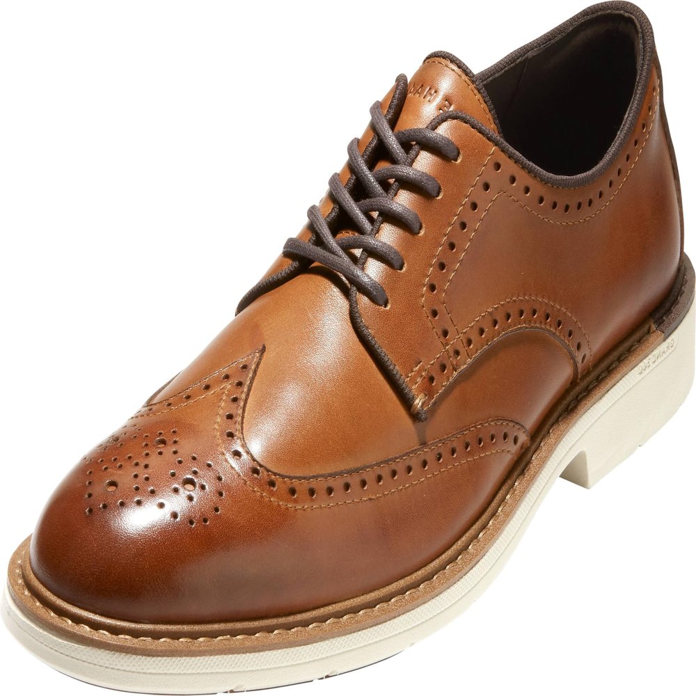 Cole Haan Men's Go-to Wing Oxfords, British Tan, 11-M US