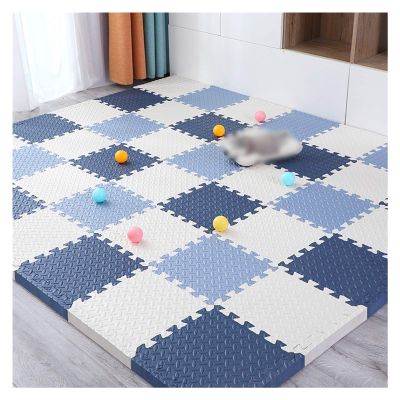 ALGFree Living Room Kids Playmat Interlocking Floor Foam Mat for Yoga Exercise Gym Gymnastic Children's Bed Room Soft Foam Tiles (Color : A, Size : 30x30x1.2cm-36pcs)