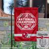 Alabama Crimson Tide 18 Time and 2020 National Champions Double Sided Garden Banner Flag view 2