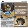 CAMPINGMOON 2pcs Set Stainless Steel Camping Sierra Cup 310ml S-220-2P (2pcs Set) view 4